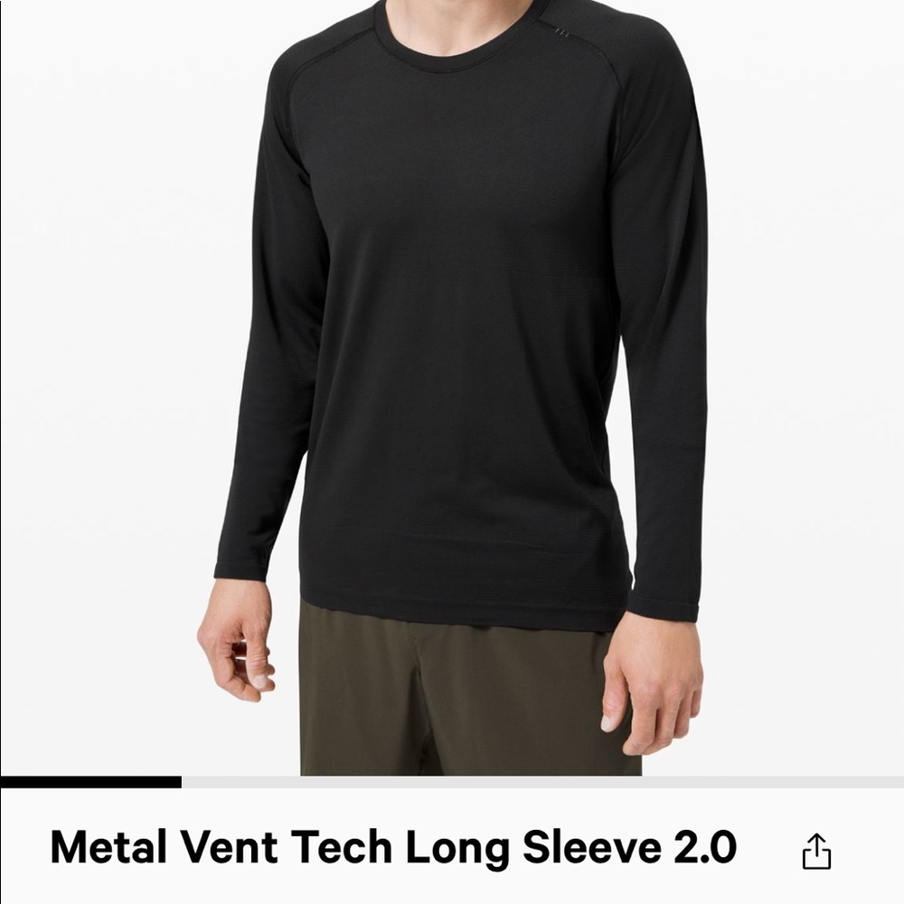 Lululemon Black Metal Vent